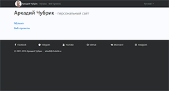 Desktop Screenshot of chubrik.ru